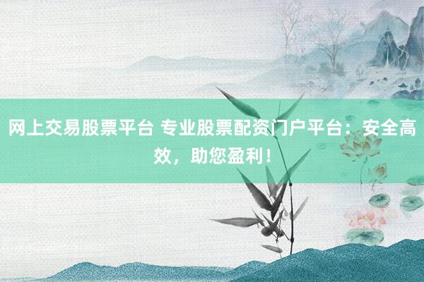 网上交易股票平台 专业股票配资门户平台：安全高效，助您盈利！