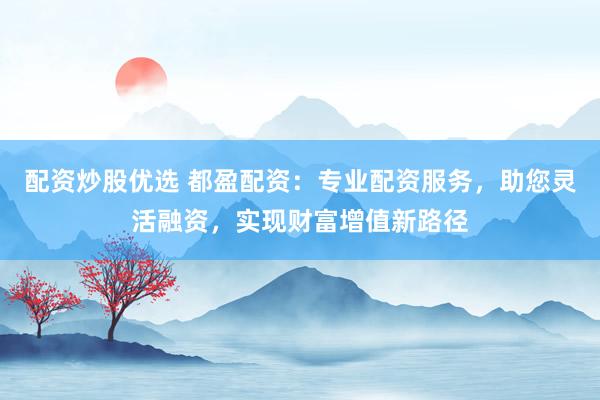 配资炒股优选 都盈配资：专业配资服务，助您灵活融资，实现财富增值新路径